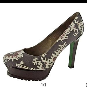 Lisa For Donald J Pliner Raz-T01 in Tapestry Suede Sz 8.5